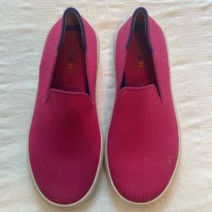 Rothy’s girls size 13 slip on sneakers.   Bubblegum color.